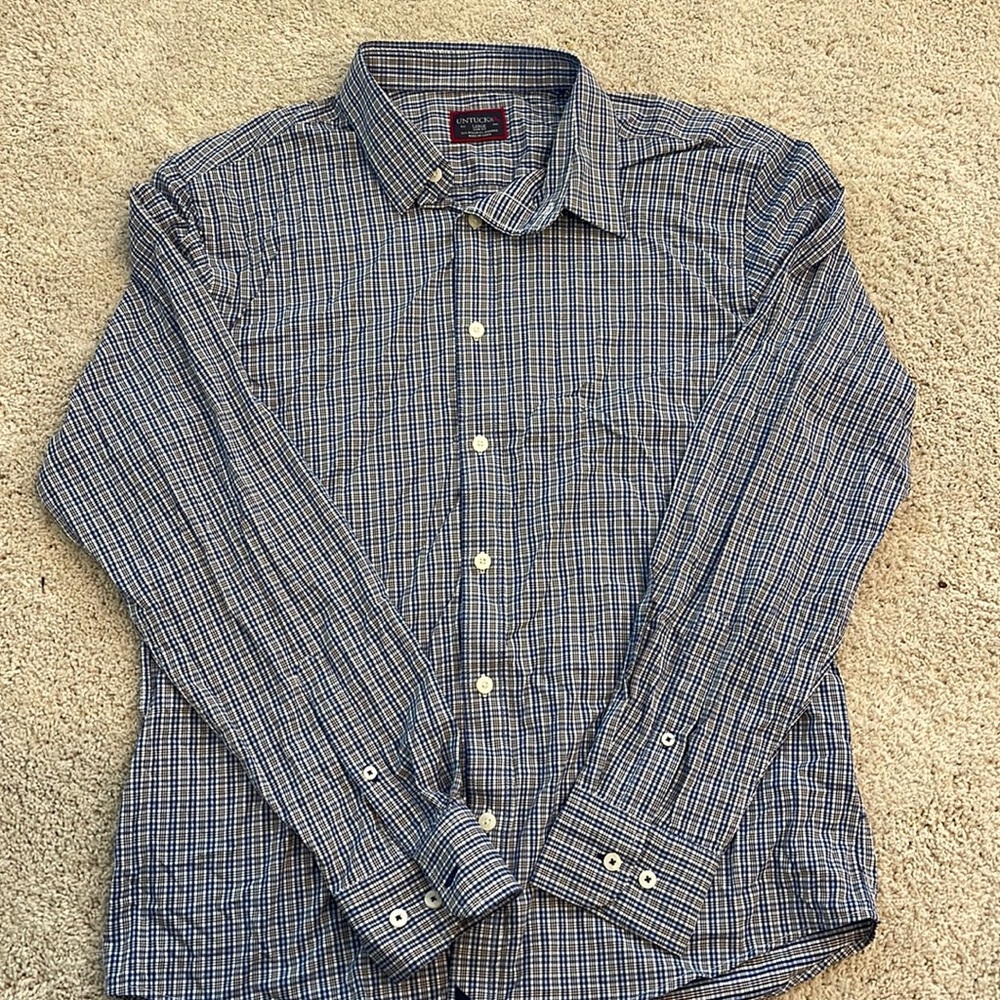 Untuckit men’s large slim fit shirt